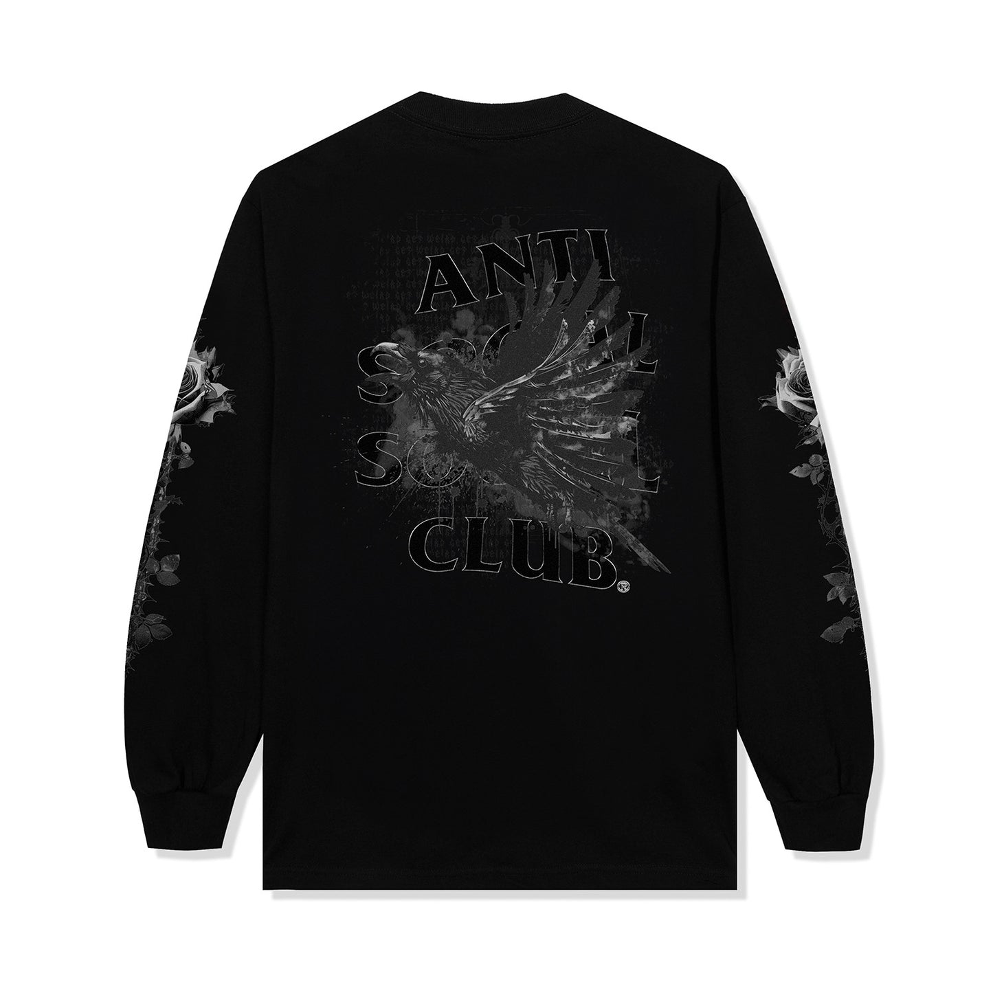 Above The Trees Long Sleeve Tee - Black