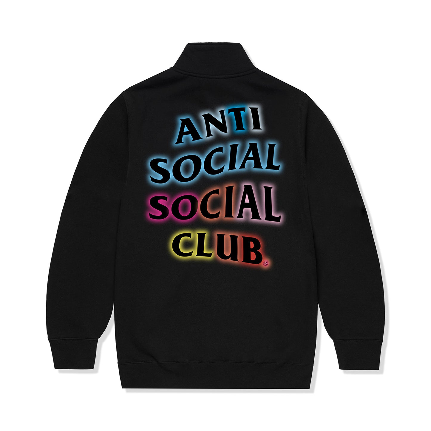 Feel The Light Half Zip Crew - Black