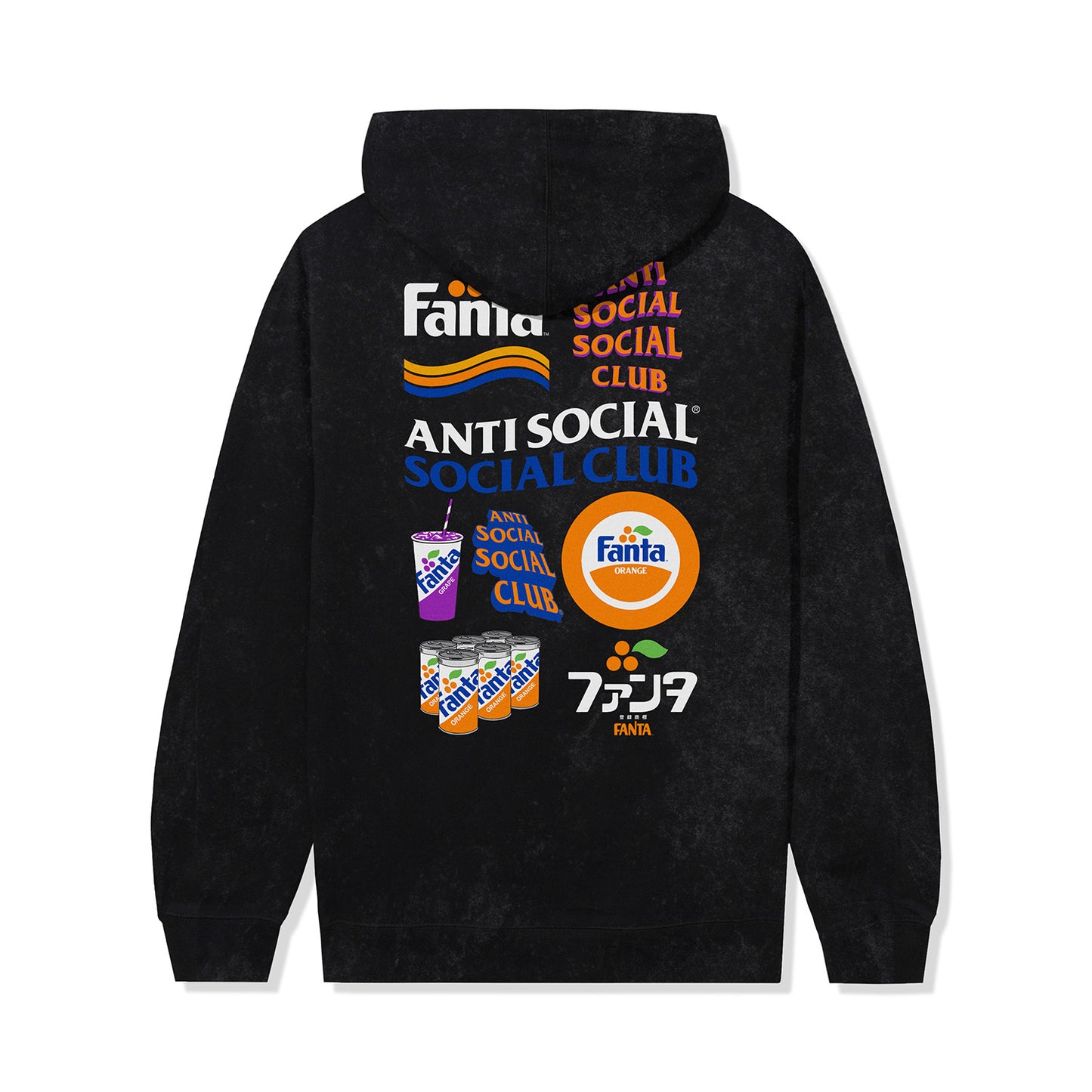 ASSC | FANTA POP HOODIE - BLACK