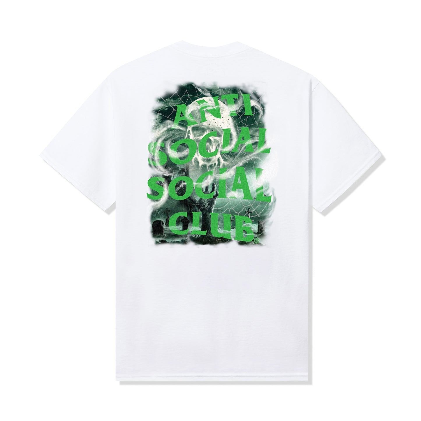 Skull College Tee - White