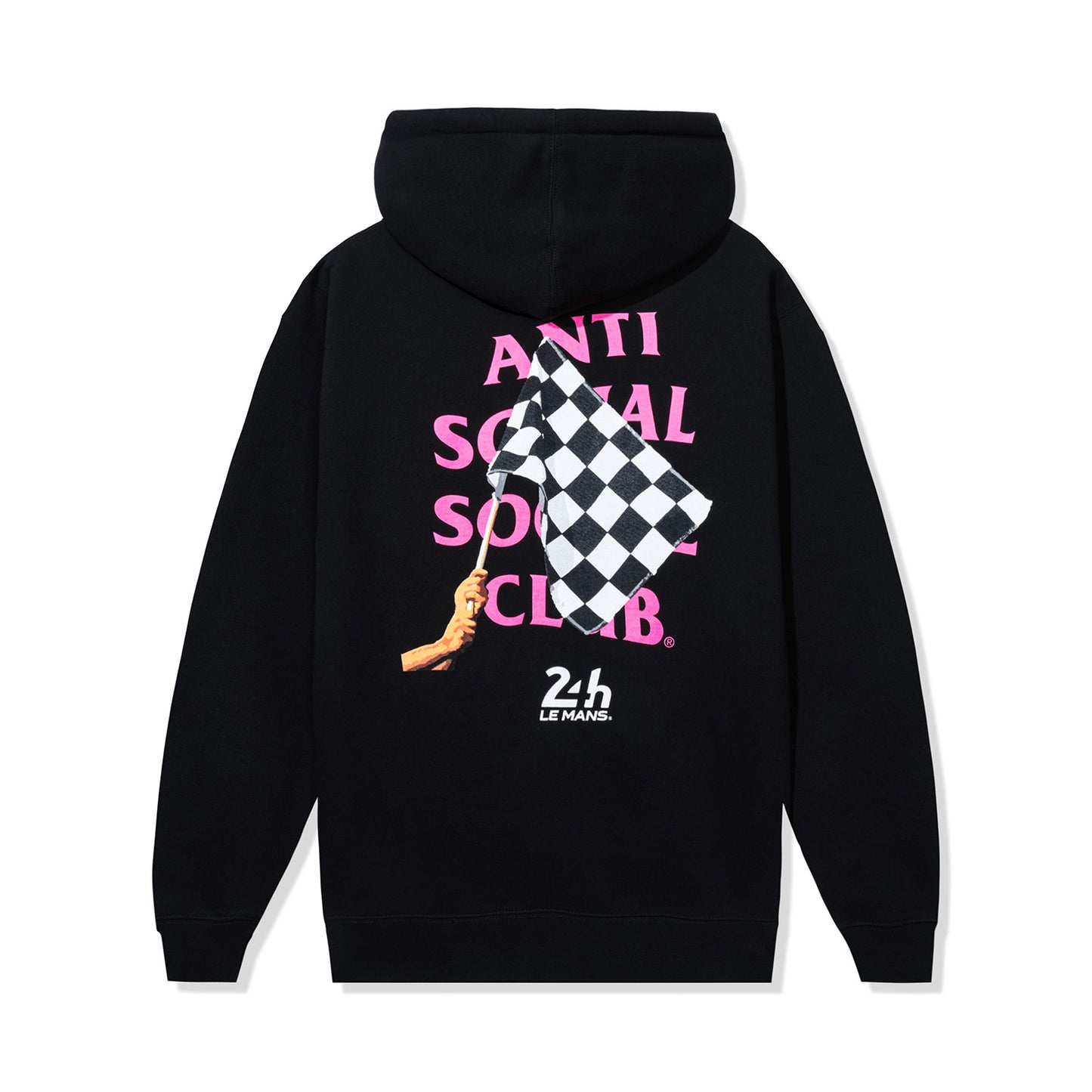 Chequered Flag Hoodie - Black