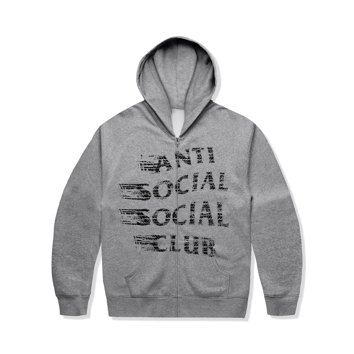 ASSC Tire Mind Games Zip Hoodie - Ath Heather