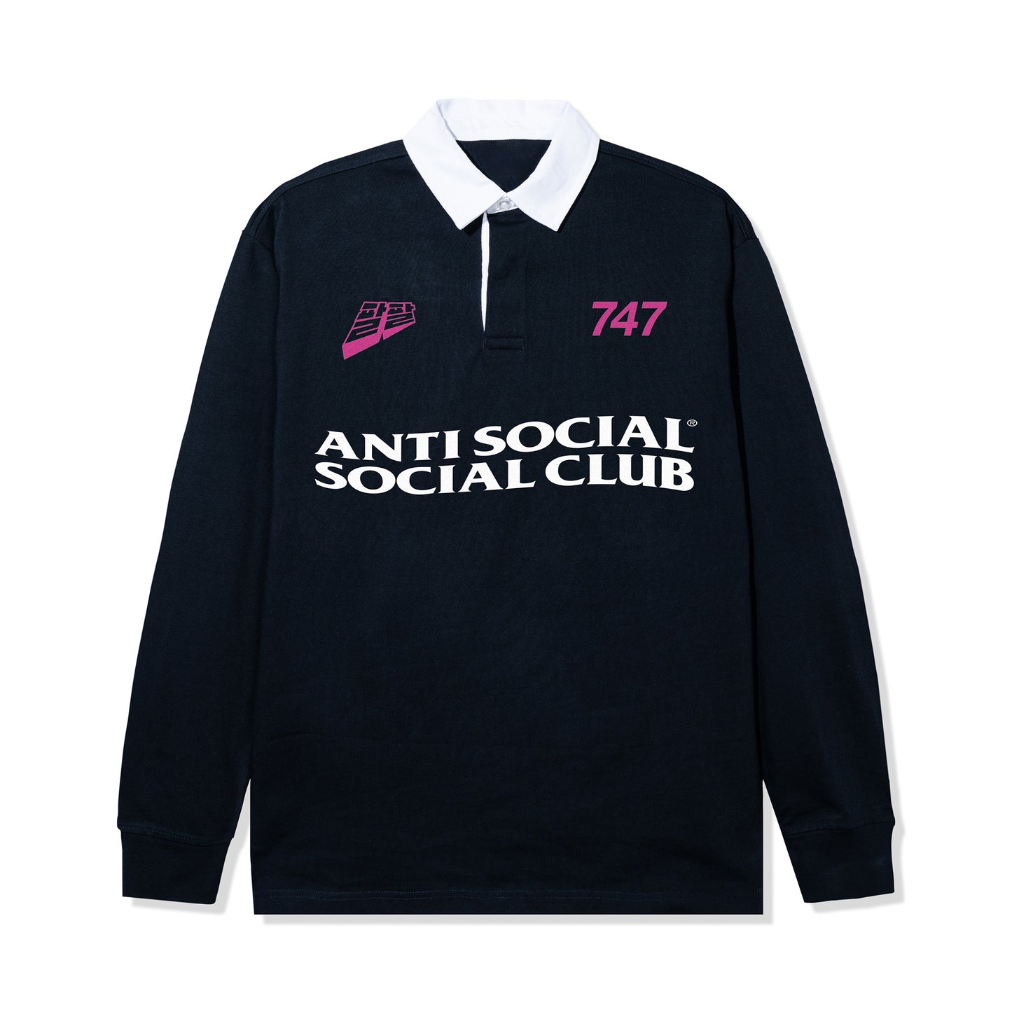 ASSC LS Rugby Polo - Black