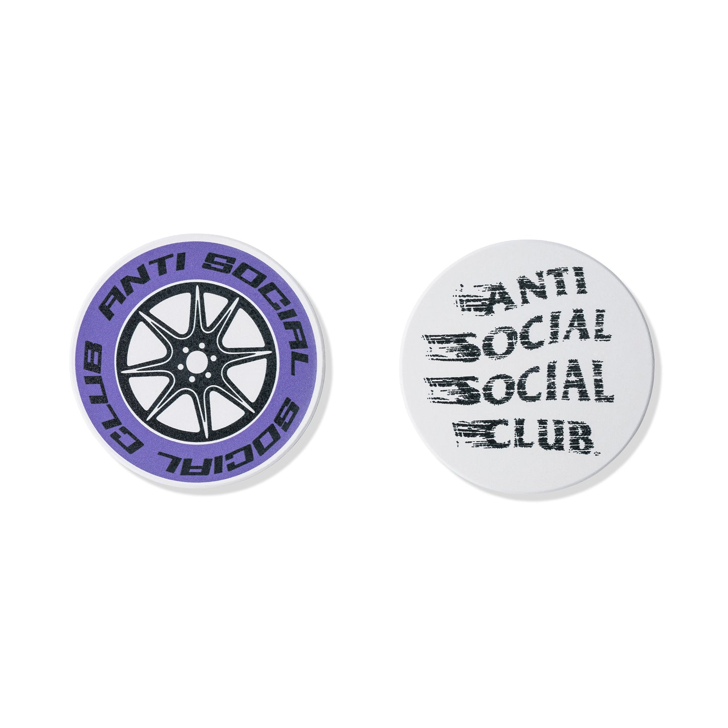 ASSC Ceramic Coasters Set - White