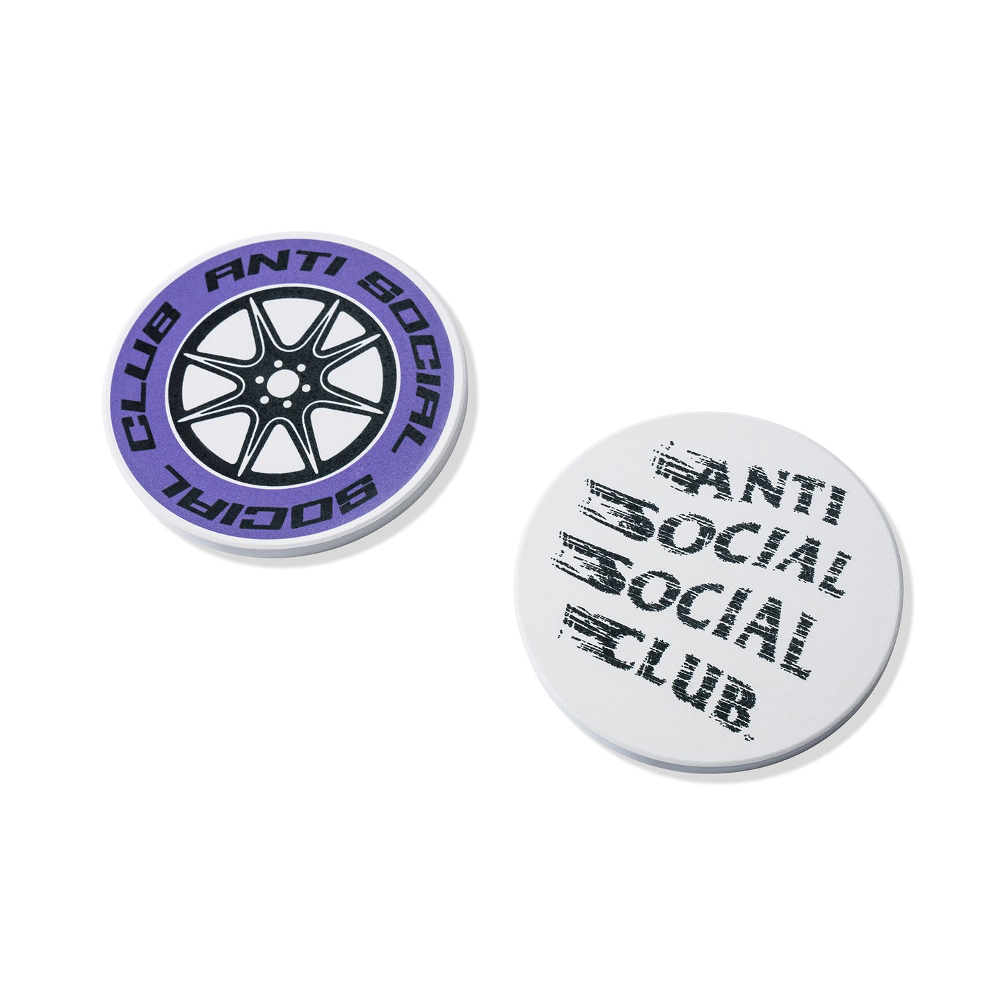ASSC Ceramic Coasters Set - White