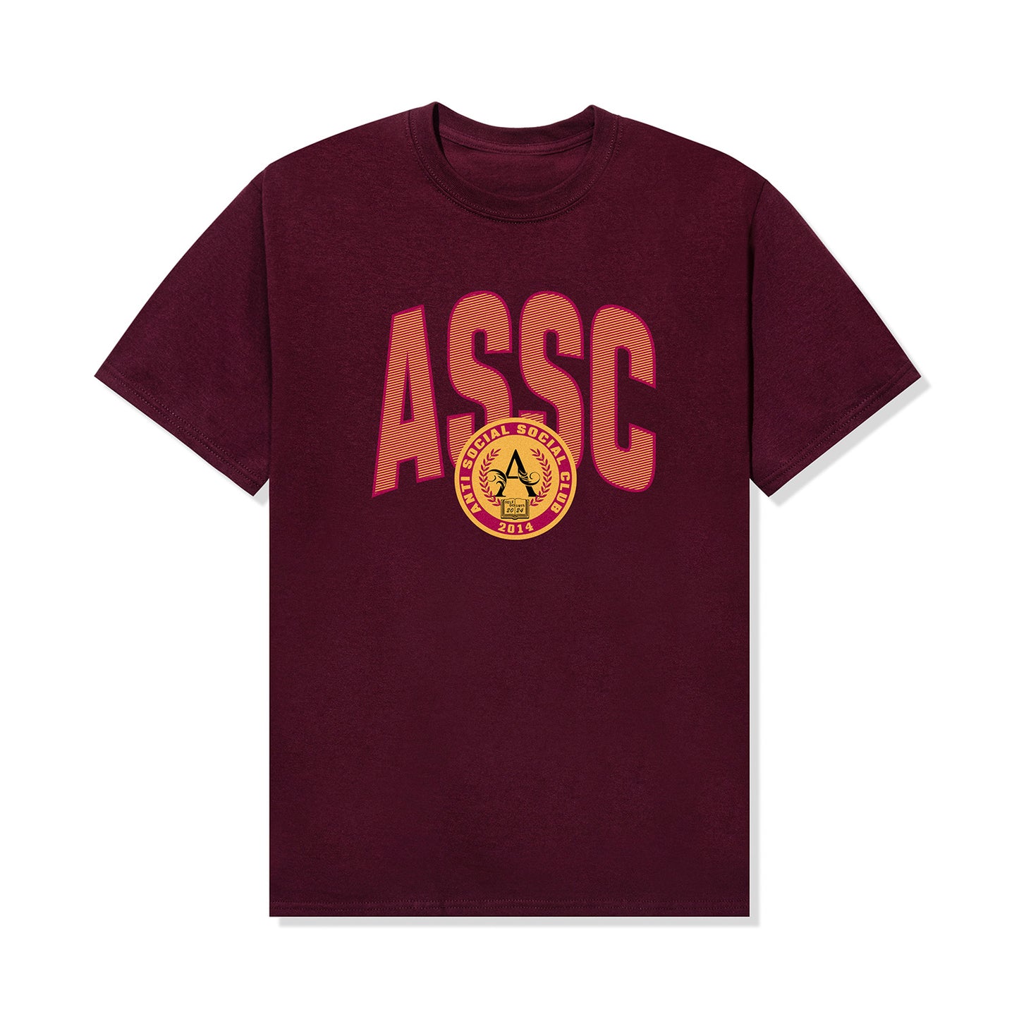 Institution Tee - Athletic Maroon
