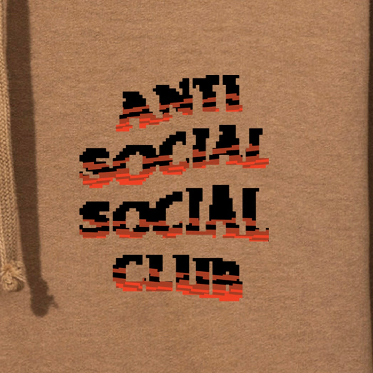 We Melt Alone Hoodie - Saddle