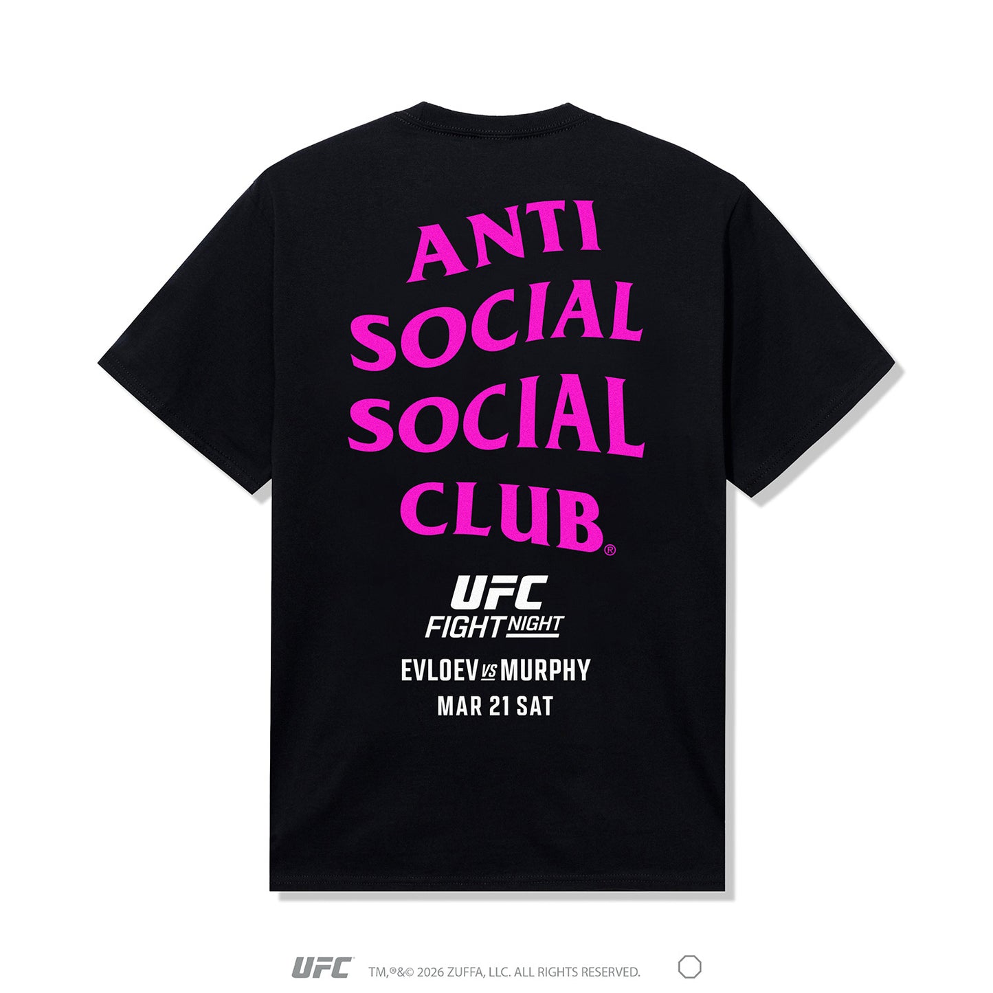 ASSC X UFC Live Tee - Black