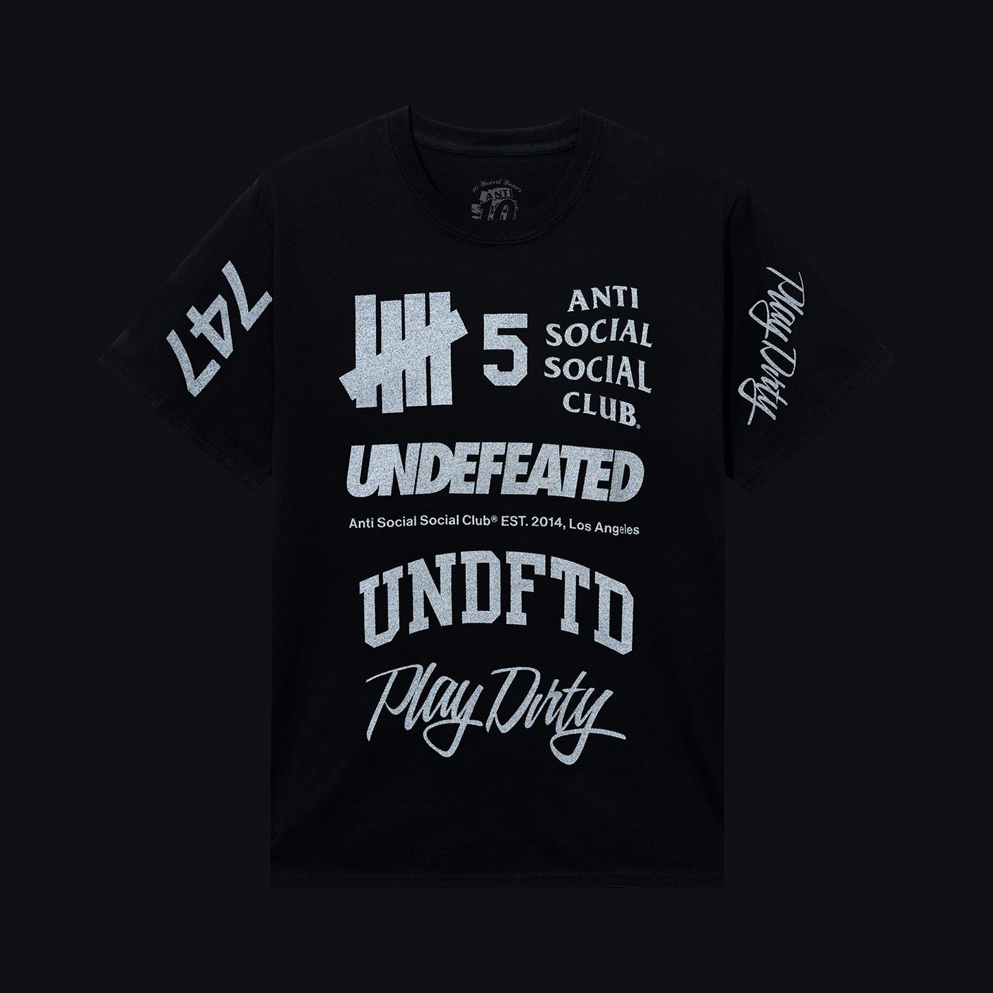 ASSC x Undefeated Schizophrenia Tee - Black