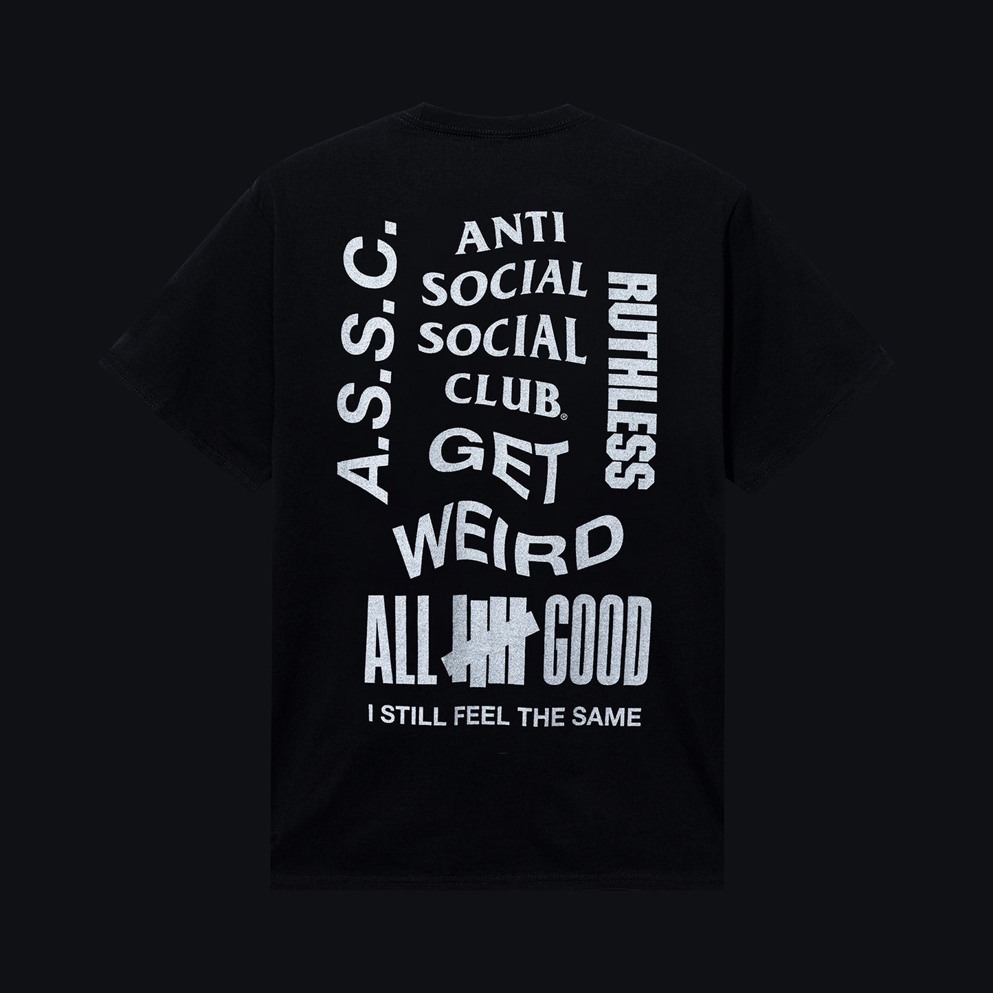 ASSC x Undefeated Schizophrenia Tee - Black