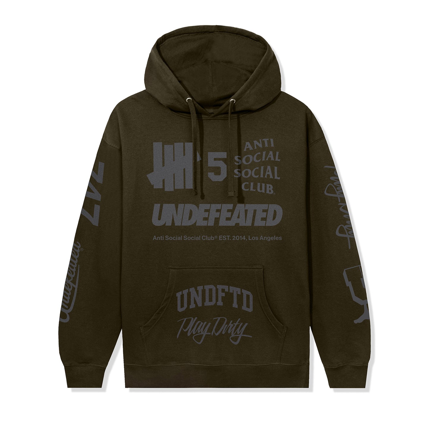 ASSC x Undefeated Schizophrenia Hoodie - Army