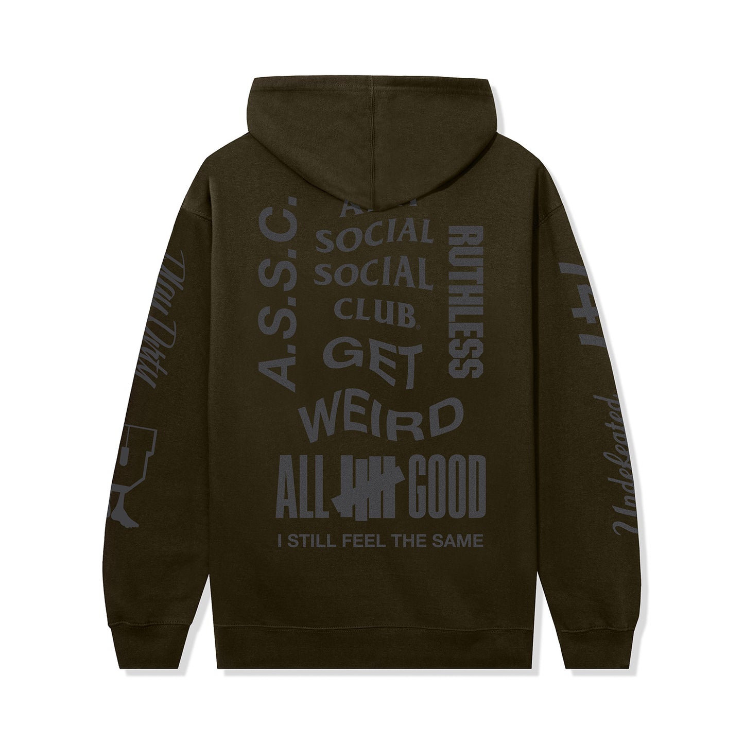ASSC x Undefeated Schizophrenia Hoodie - Army