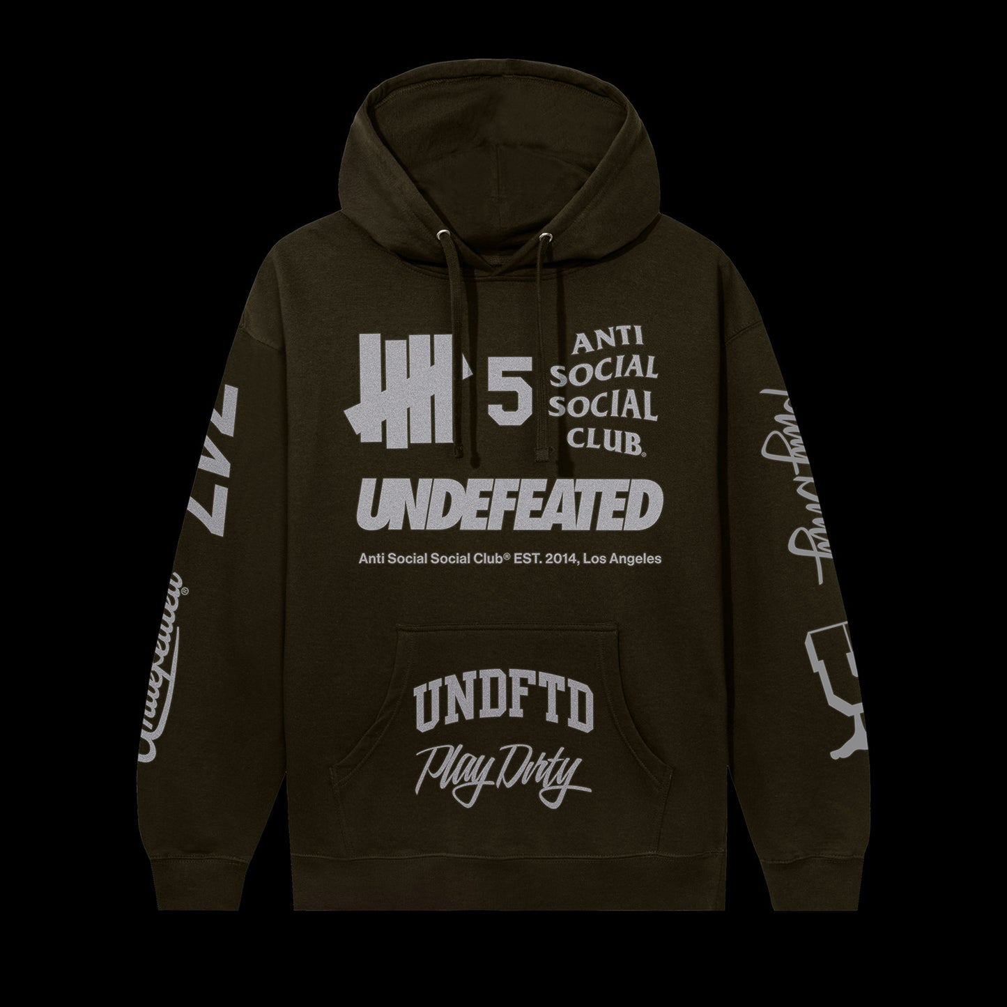 ASSC x Undefeated Schizophrenia Hoodie - Army