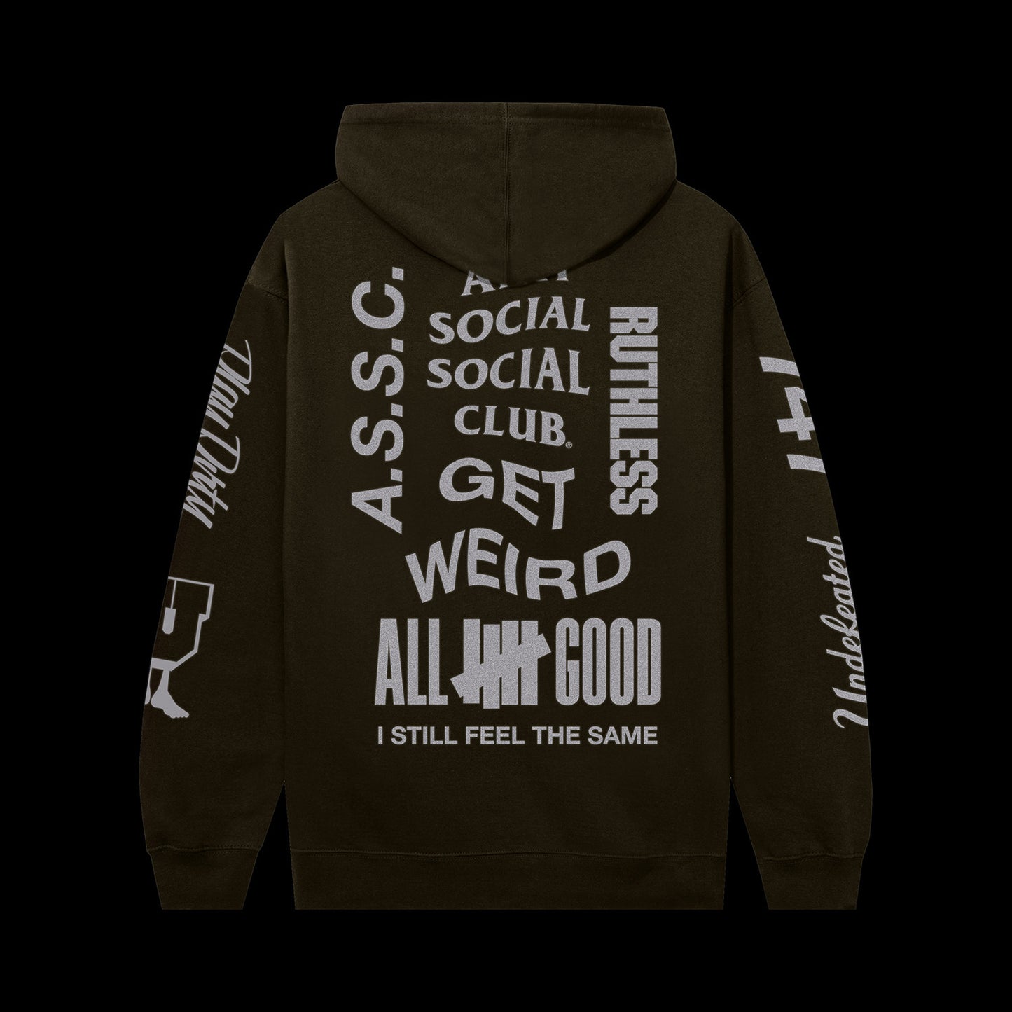 ASSC x Undefeated Schizophrenia Hoodie - Army