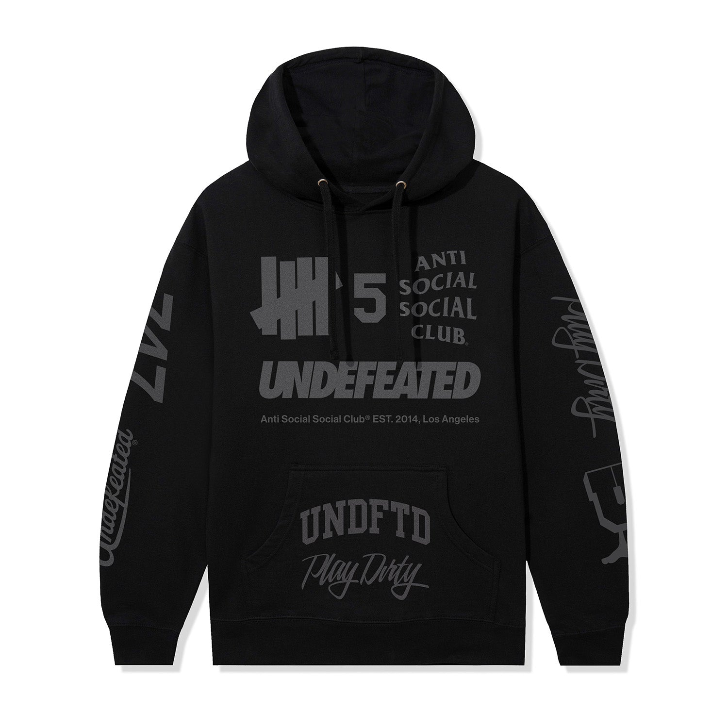 ASSC x Undefeated Schizophrenia Hoodie Black – ANTI SOCIAL