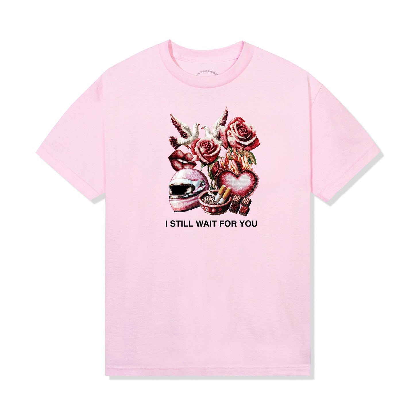 Wait For You Tee - Candy Pink