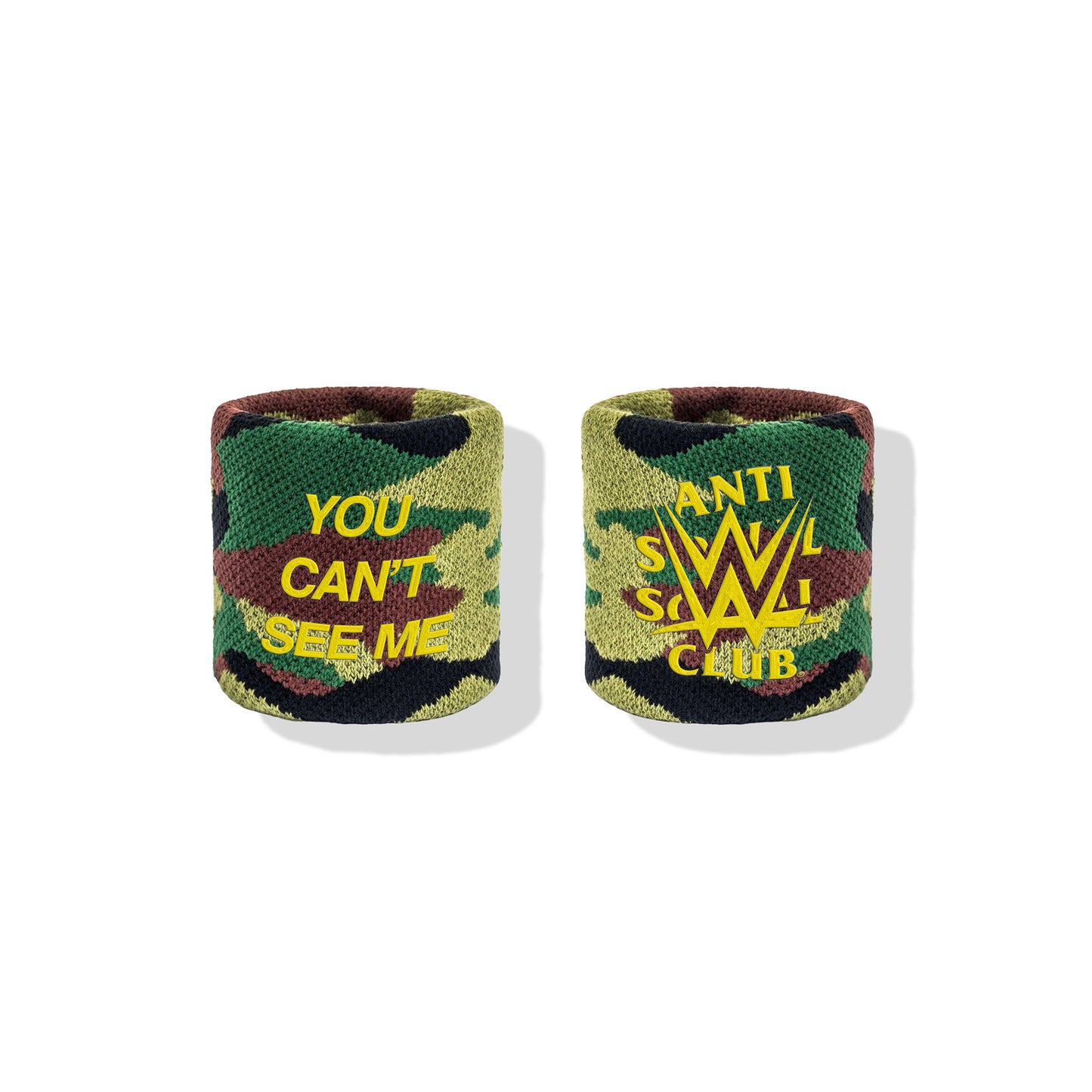 ASSC x WWE You Can't See Me Sweatbands - Camo