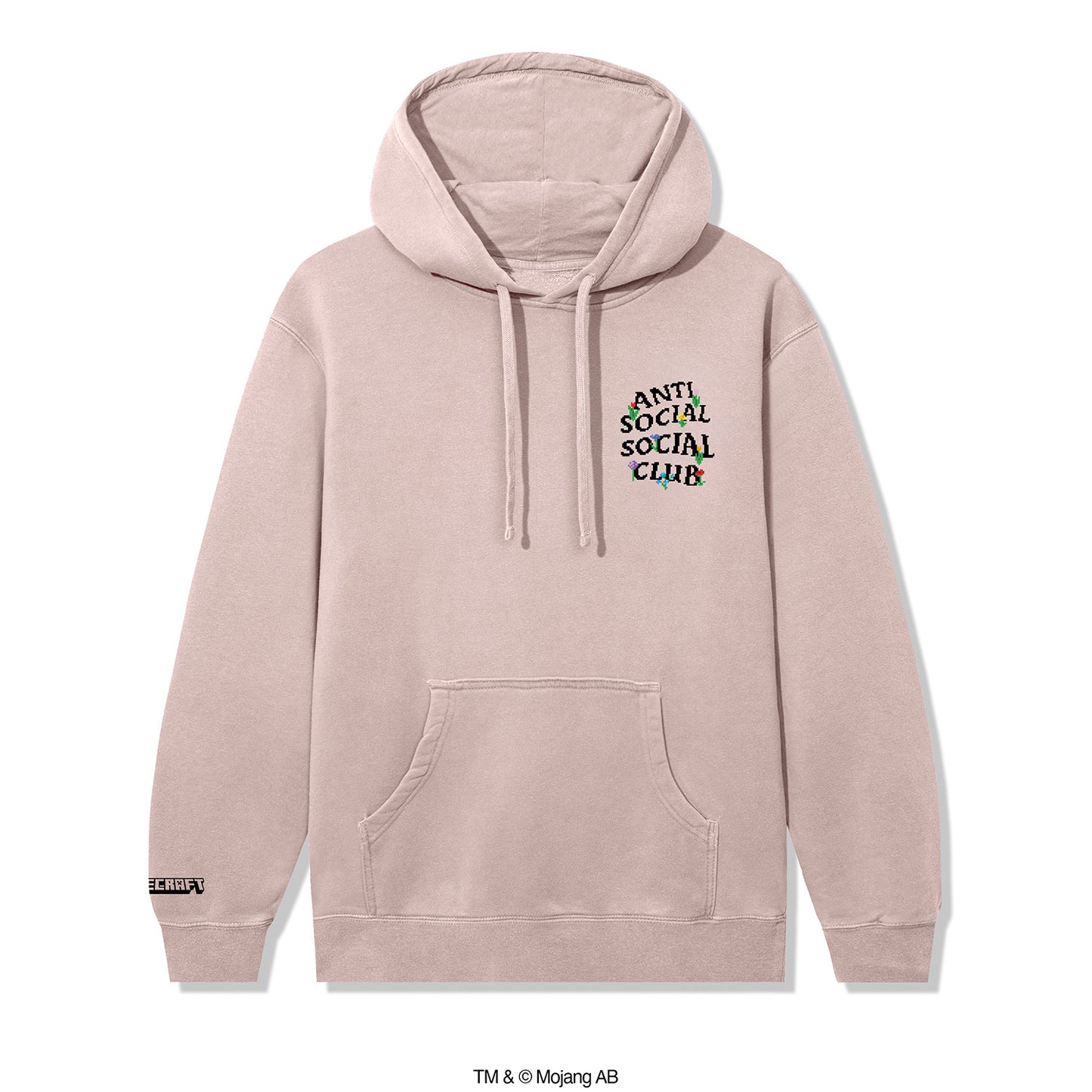 ASSC x Minecraft Bouquet Hoodie - Dusty Pink