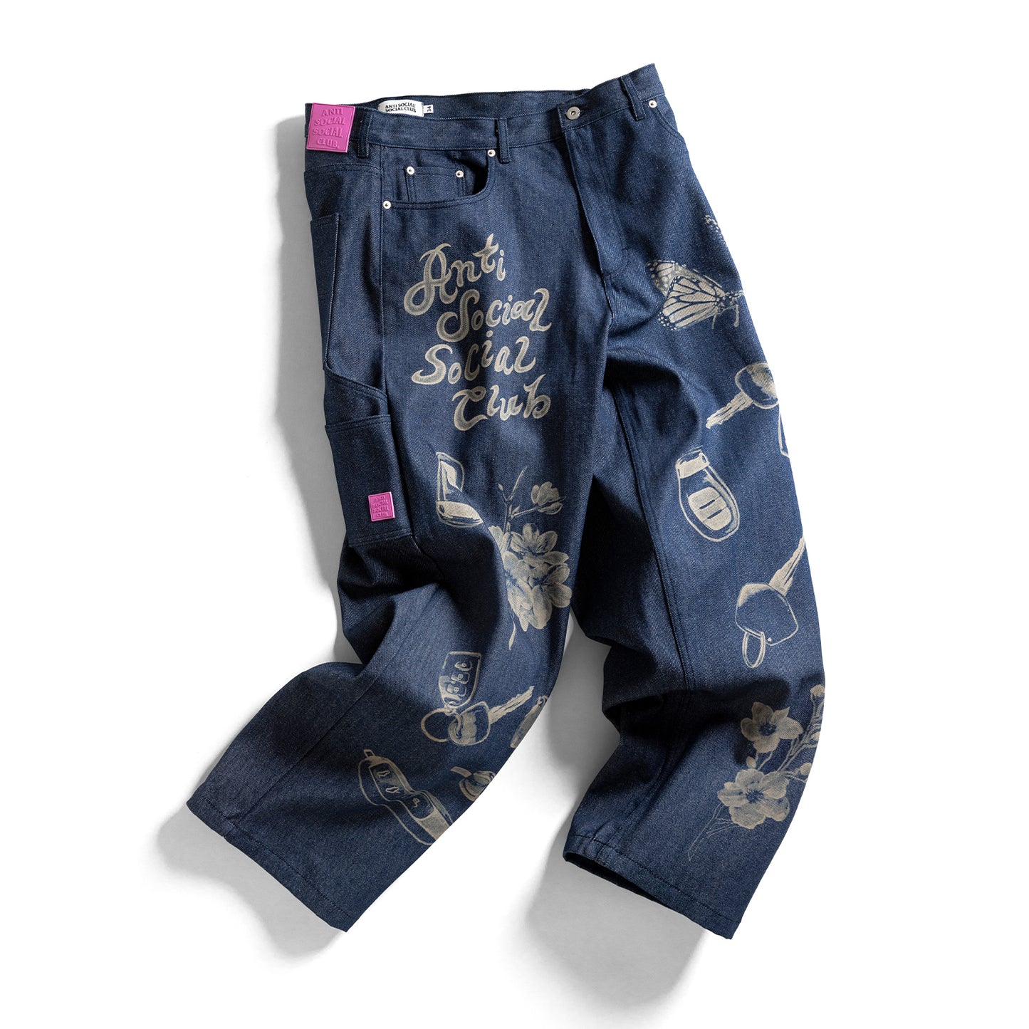 Laser-Etched Jeans