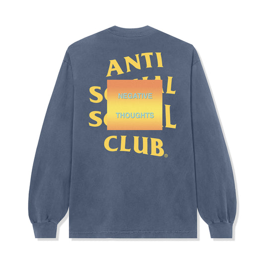 ASSC Negative Thoughts LS Tee - Blue Jean