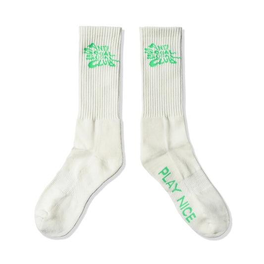 ASSC Strange Days Socks - White