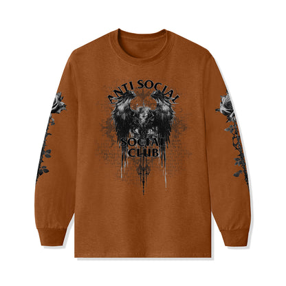 Under The Trees Long Sleeve Tee - Texas Orange