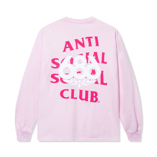 ASSC x 686 All-Mountain Long Sleeve Tee - Light Pink