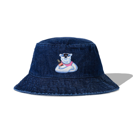 ASSC | Coca-Cola - Polar Ice Bucket Hat - Denim
