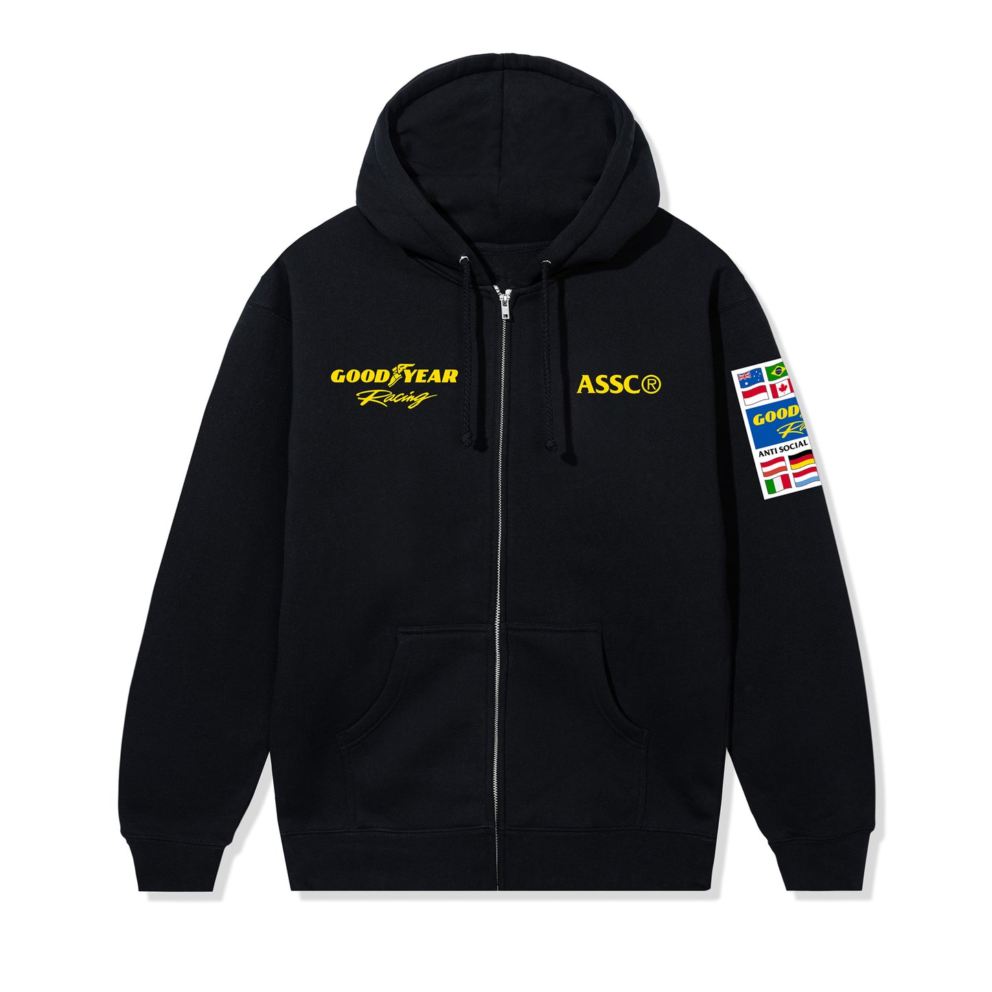 ASSC X Goodyear Catch The Feeling Zip Hoodie - Black