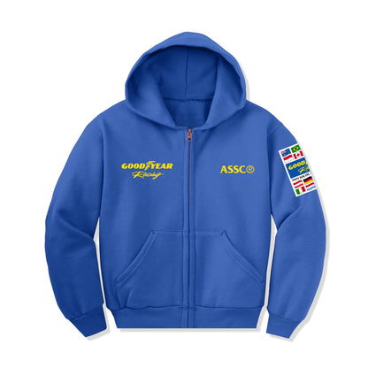 ASSC X Goodyear Catch The Feeling Zip Hoodie - Royal