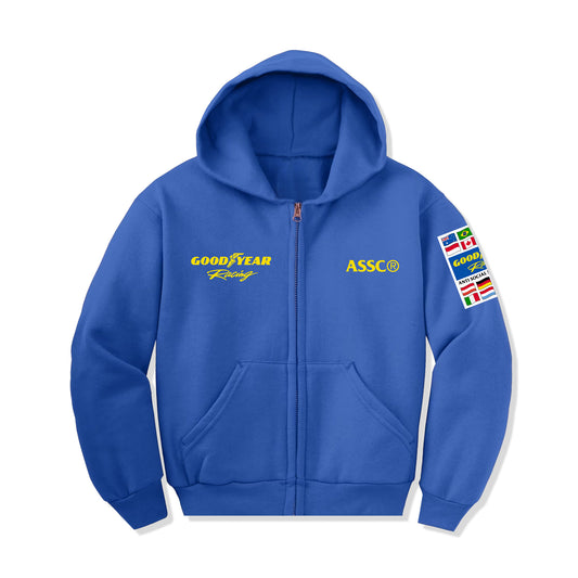 ASSC X Goodyear Catch The Feeling Zip Hoodie - Royal