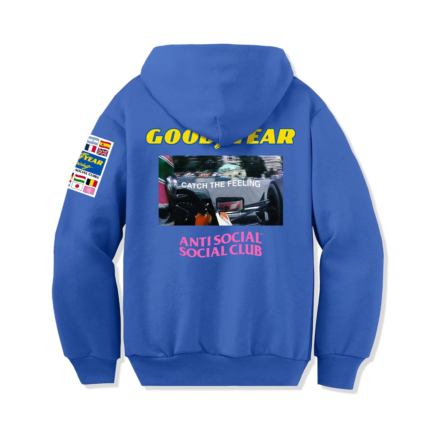 ASSC X Goodyear Catch The Feeling Zip Hoodie - Royal