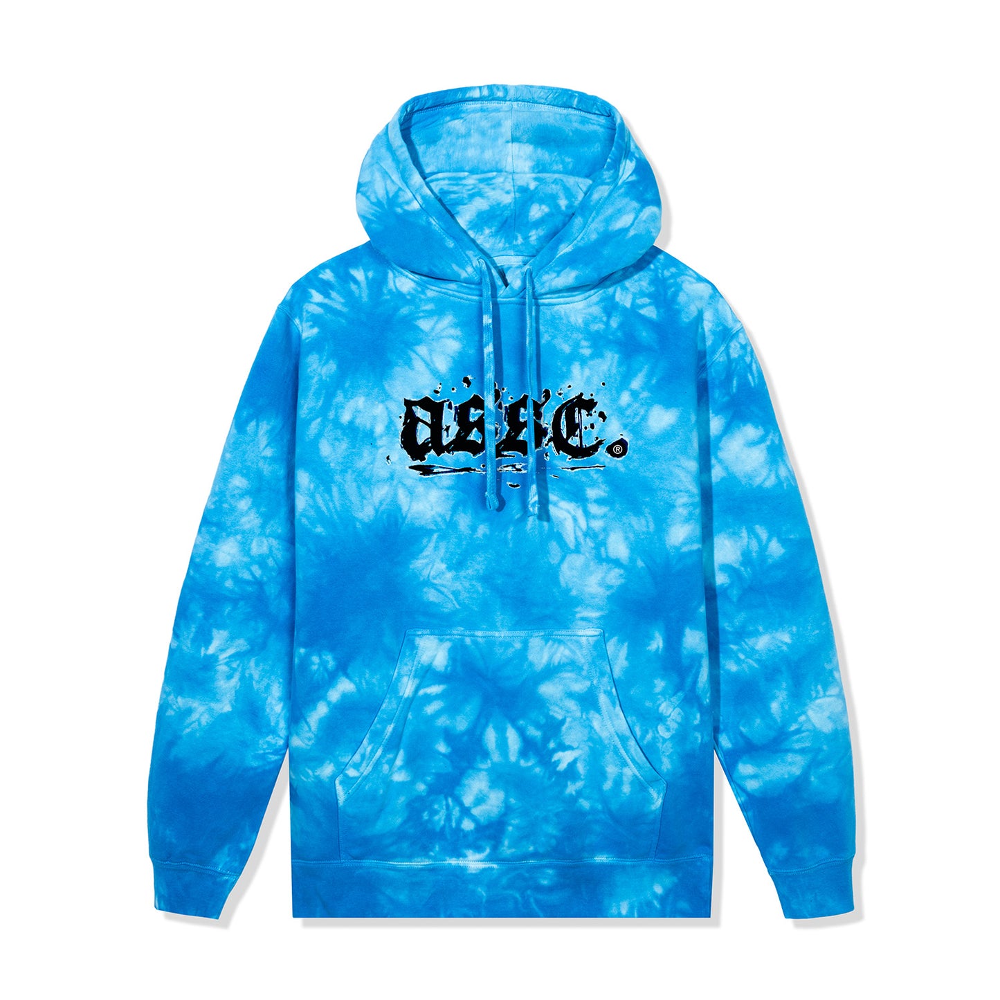 Love & War Tie-Dye Hoodie - Blue Aqua