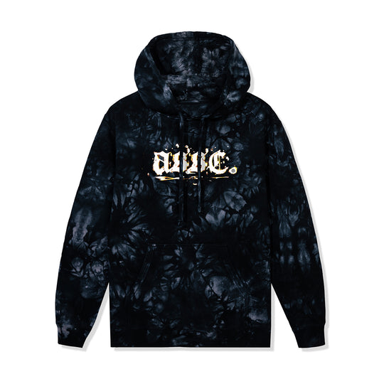 Love & War Tie-Dye Hoodie - Black