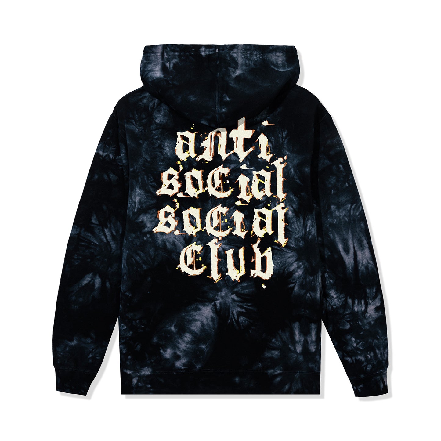 Love & War Tie-Dye Hoodie - Black