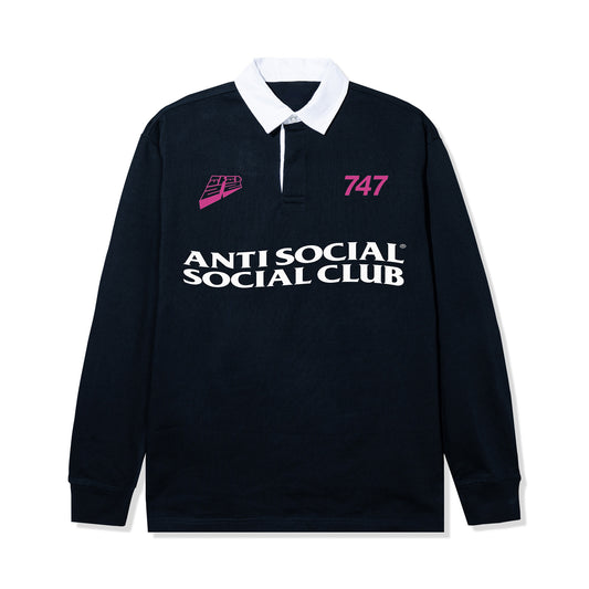 ASSC LS Rugby Polo - Black