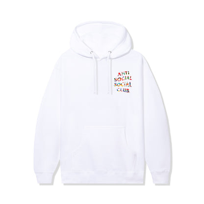 Flag Collage Hoodie - White