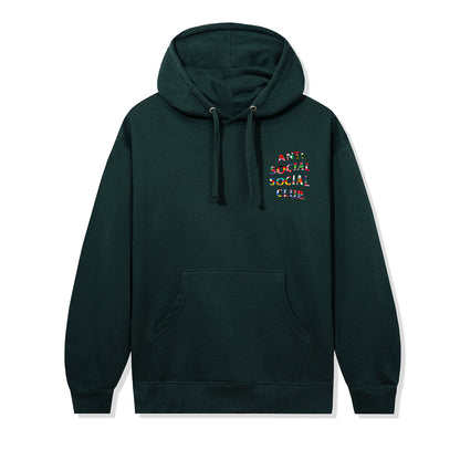 Flag Collage Hoodie - Alpine Green