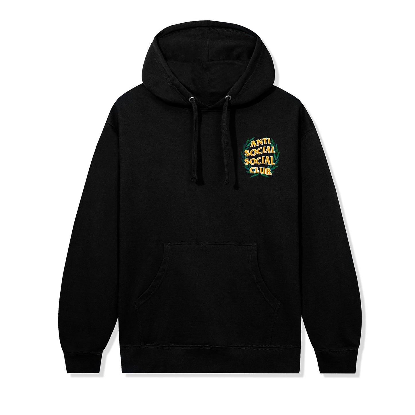 Laurel Logo Flip Hoodie - Black