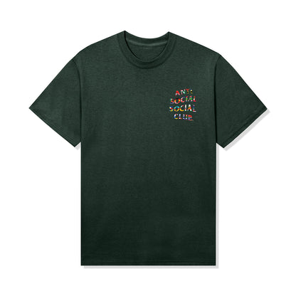 Flag Collage Tee - Dark Green