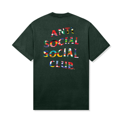 Flag Collage Tee - Dark Green