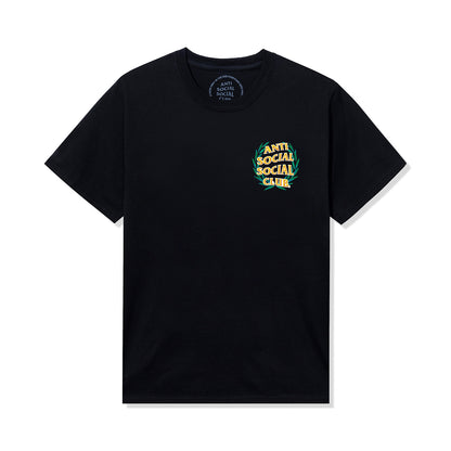 Laurel Logo Flip Tee - Black