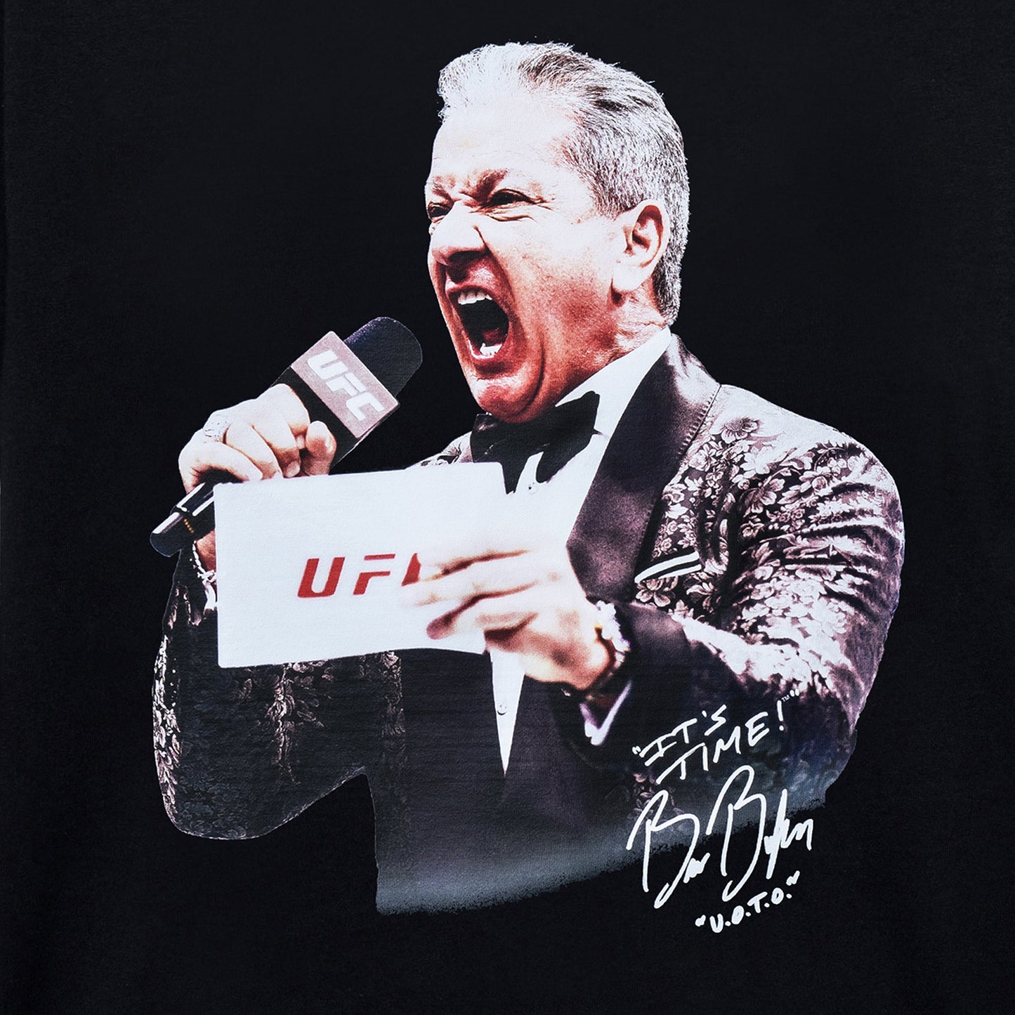 ASSC x UFC Bruce Buffer Tee - Black