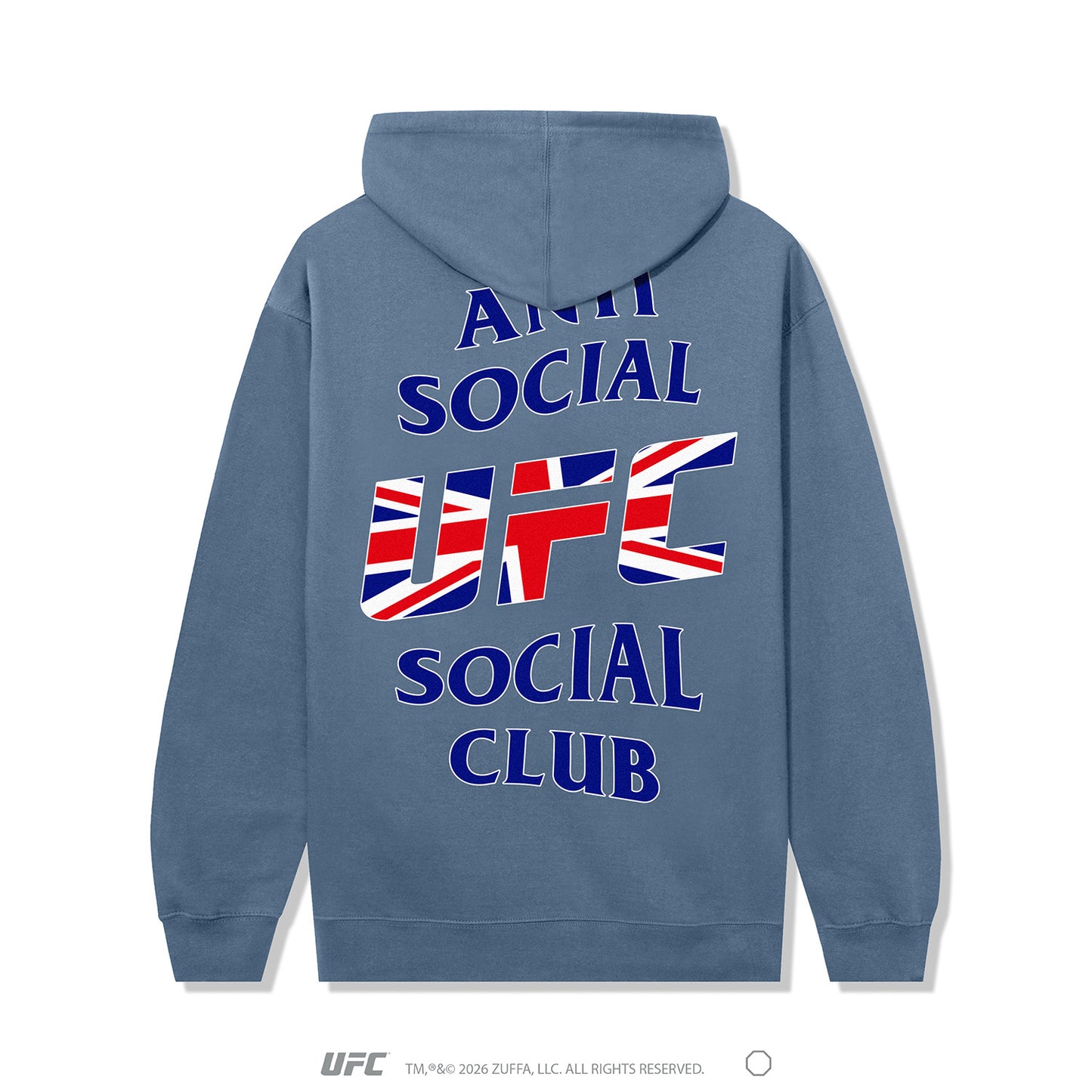 ASSC x Fight Night Hoodie - Storm Blue