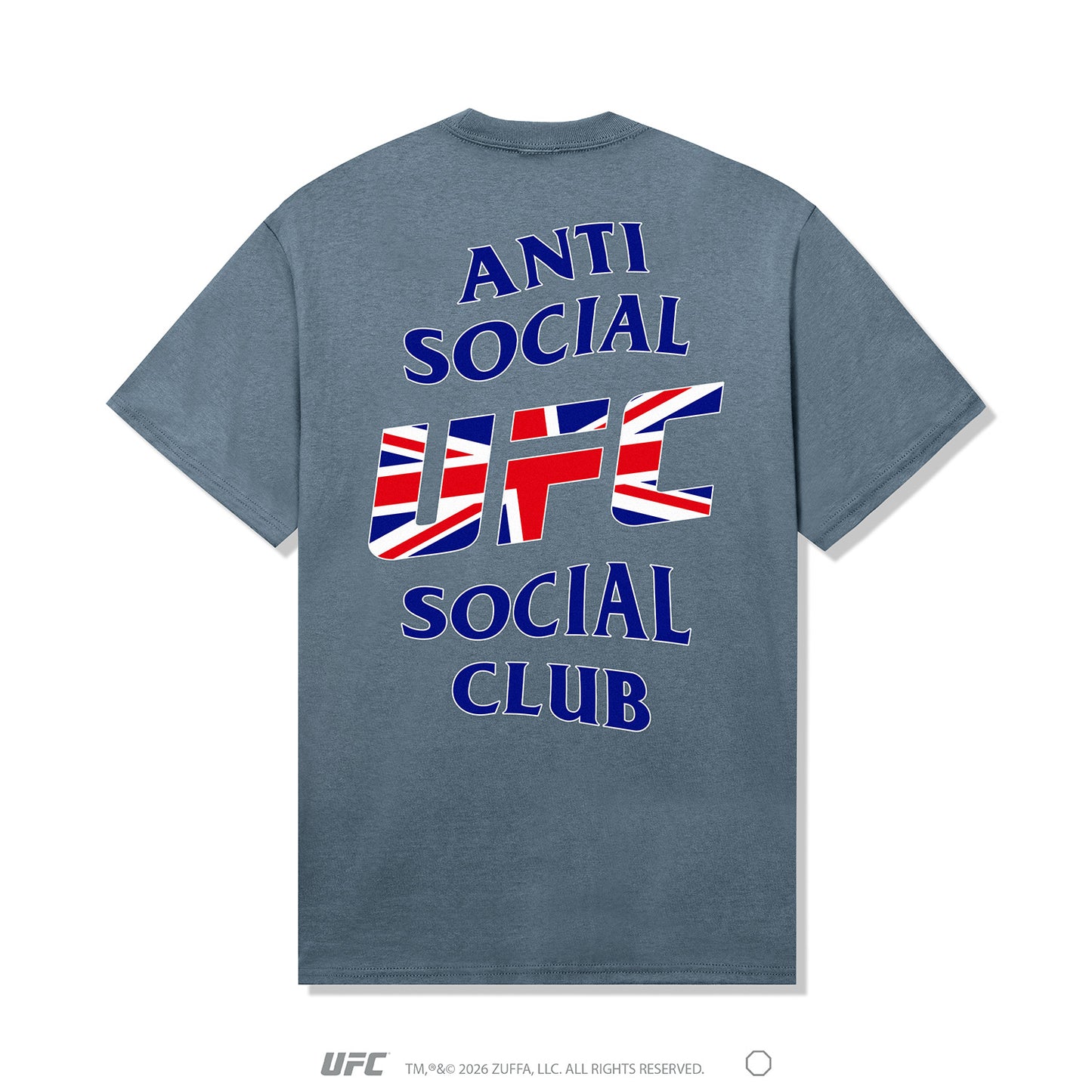ASSC x UFC Fight Night Tee - Stonewashed Blue