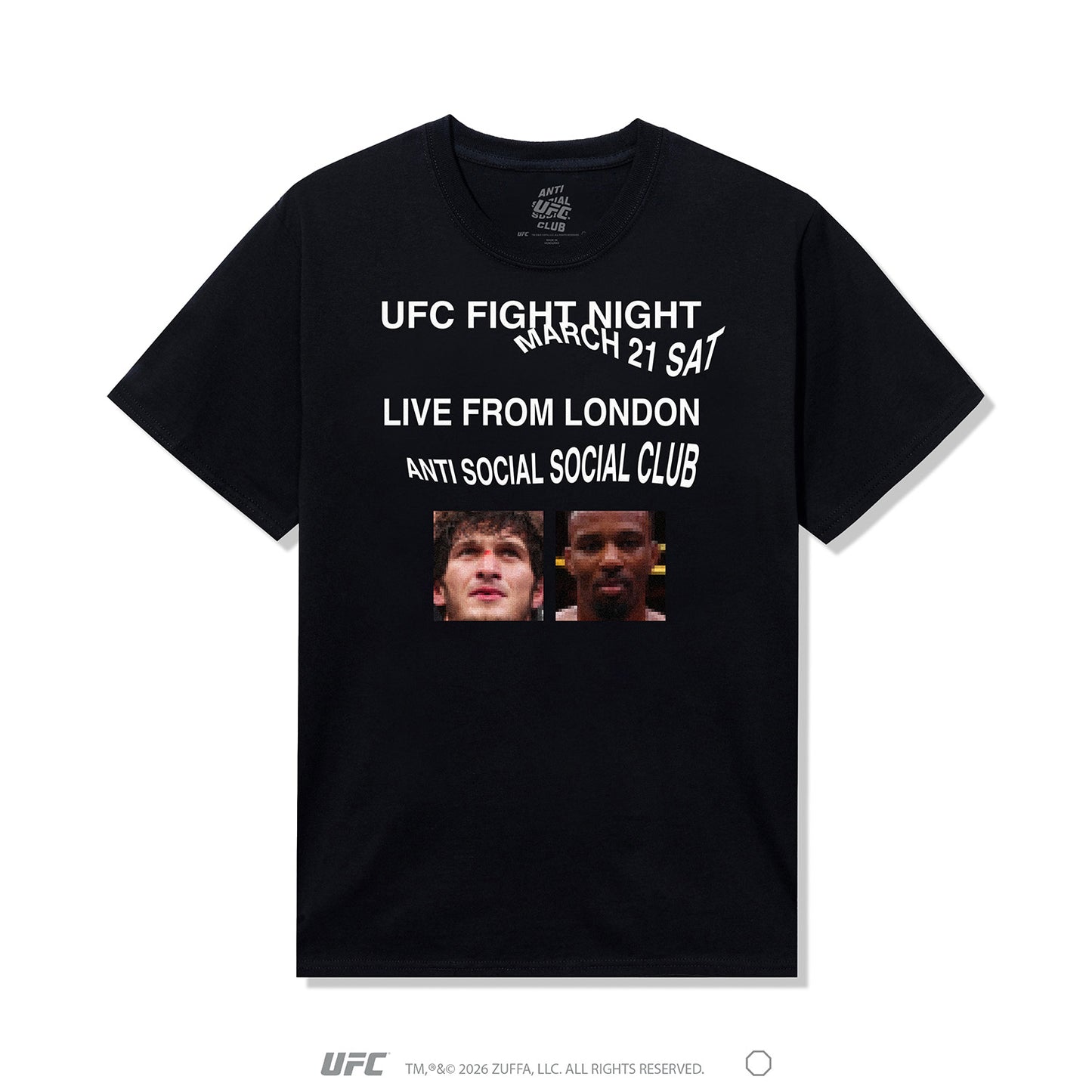 ASSC X UFC Live Tee - Black