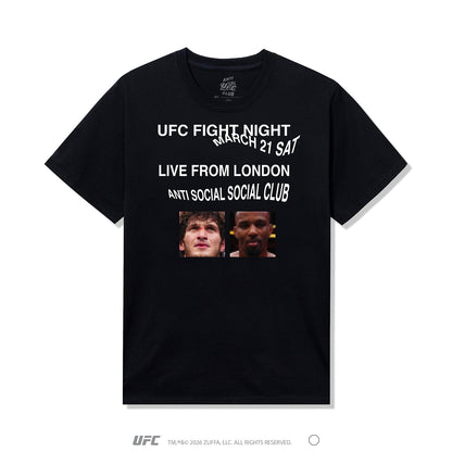 ASSC X UFC Live Tee - Black