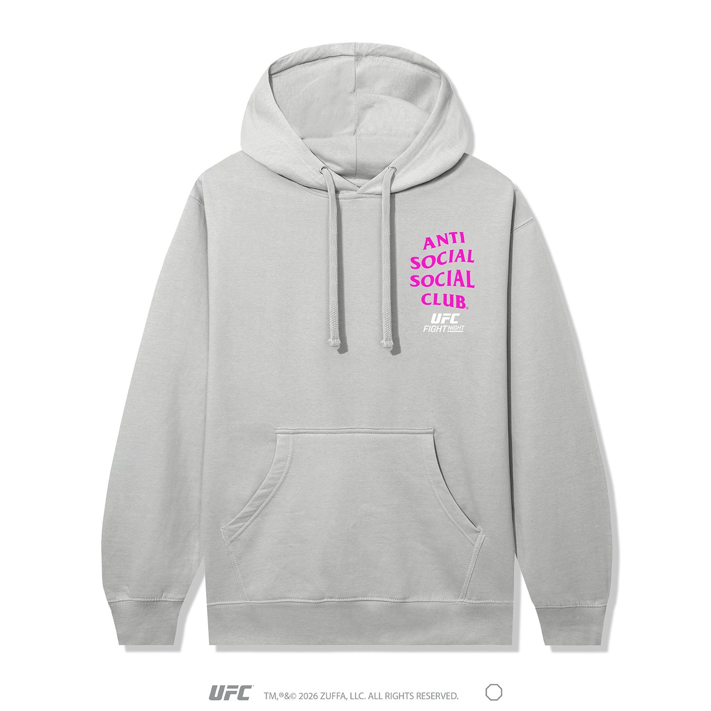 ASSC x UFC Lock Out Hoodie - Smoke