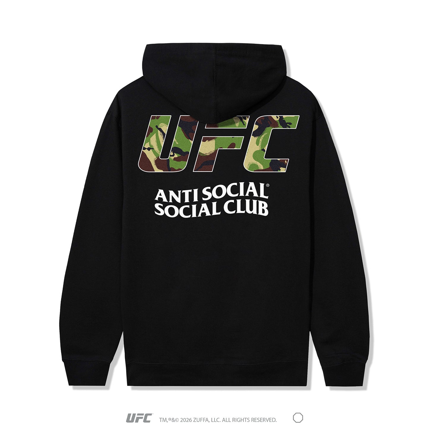 ASSC x UFC With Love Hoodie - Black