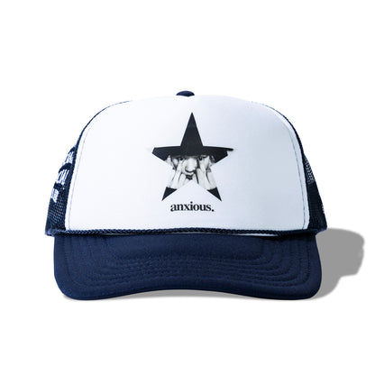 Anxiety Star Trucker - White/Navy